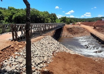 Habilitaron un nuevo puente provisorio sobre el arroyo Pindaytí