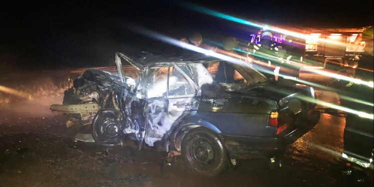 VÍCTIMA. Leonardo Raúl Araujo murió calcinado dentro del vehículo.