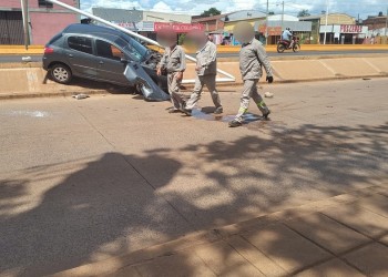 Se descompensó al volante y se estrelló contra una jirafa