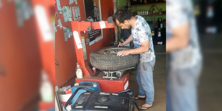 NO PUEDE TRABAJAR. Dos Santos contó la experiencia que le toca a diario