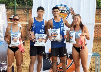 Playa, calor y medallas: pasó la tercera fecha del Provincial de Beach Voley 