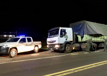 Secuestran 30 toneladas de soja de contrabando que se dirigía a San Vicente