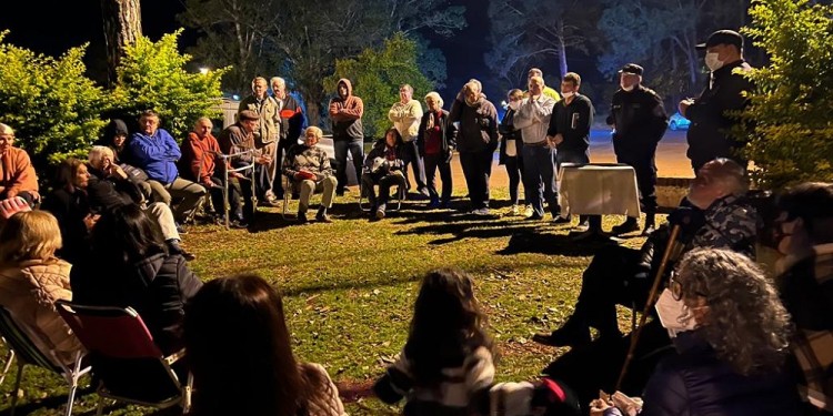CONSTANTE. Los Foros Vecinales y las autoridades policiales se reunían durante el año por esta misma problemática (Foto: gentileza Eduardo Marcos)