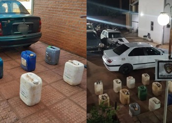 Incautan casi 800 litros de combustibles transportados de manera irregular