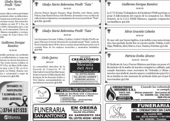 Fúnebres del Miércoles 1 de Febrero de 2023