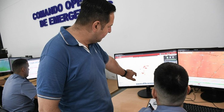 CLAVE. El trabajo de monitoreo permite detectar los focos de incendios.