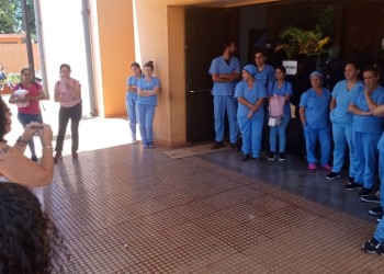 Paro del personal de limpieza en el SAMIC de Oberá
