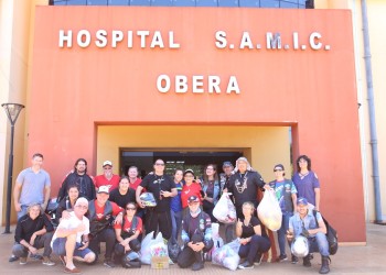 Los Reyes visitaron el hospital en motos de Pilinchos Ruteros