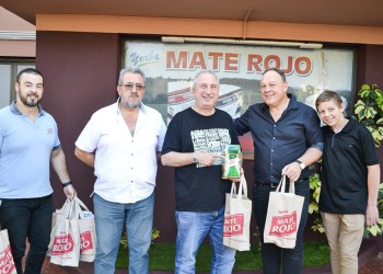 Passalacqua en los 30 años de la empresa Mate Rojo de Oberá