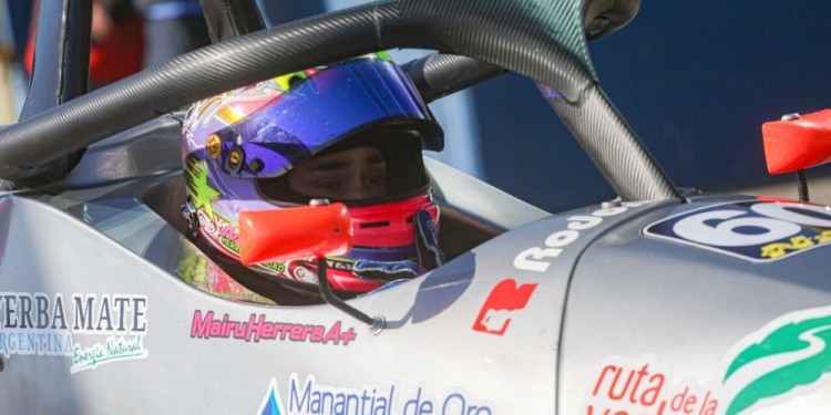 PREPARADA. Mairu Herrera Ahuad cambió de equipo para esta nueva temporada de la Fórmula 3 Metropolitana.