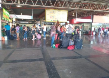 Intenso movimiento en la Terminal de Posadas