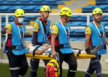 Buonanotte sufrió traumatismo de columna cervical y cráneo, pero se encuentra en buen estado