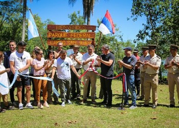 Herrera y Cabandié habilitaron el Parque Federal Campo San Juan