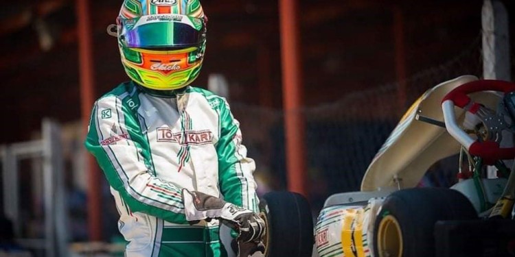 UN NUEVO DESAFÍO. Franceso Grimaldi está listo para arrancar la temporada 2023 con el Tony Kart Argentina.