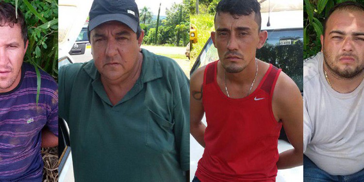 Evandro Scholer (40), Arlindo Da Luz (52), Regis Da Silva Lopes (41) y Alex Lima Schmitz (31).