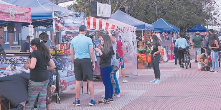CUARTO TRAMO. La carpa estará ubicada cerca de la “Casita de las Artesanías”.