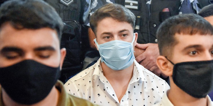 IMPUTADO. Máximo Thomsen se negó a responder preguntas formuladas por el abogado Fernando Burlando.