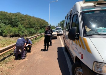 Una mancha de aceite en el asfalto provocó el despiste de una motocicleta