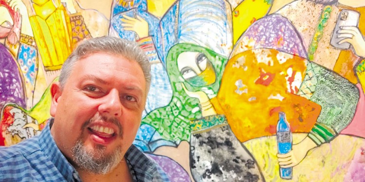 TALENTO MISIONERO. El artista y periodista Hugo Quintanilla expondrá sus obras en la ciudad de París, Francia.