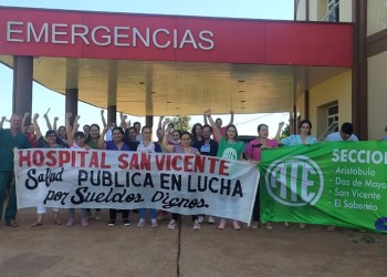 Trabajadores de salud suspendieron medidas de fuerza y esperan una mesa de diálogo