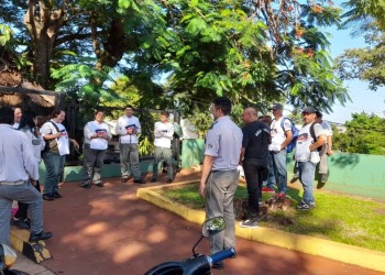 Trabajadores de seguridad privada del SAMIC de Iguazú realizan paro por 24 horas