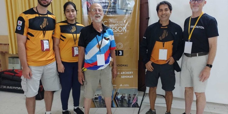 EN CÓRDOBA. Szydloski, Martínez, Baigorri, Rojas y Tollefson (de izq. a der.)