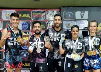 Se colgaron medallas de todos los colores