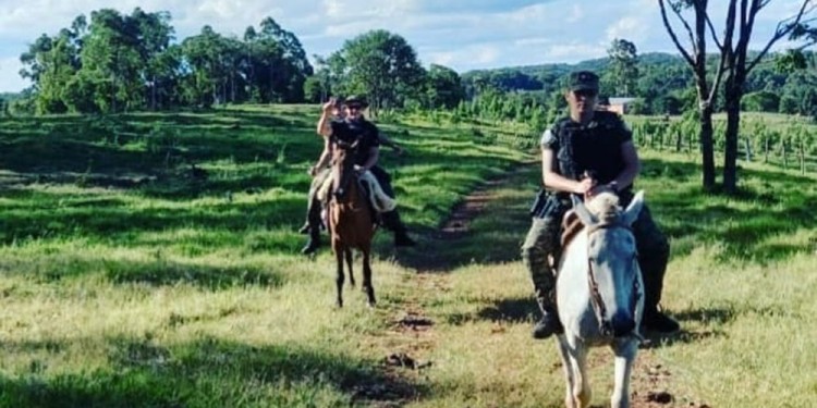 PATRULLAJES CONSTANTES. En móviles o a caballo, el objetivo de los efectivos también es llegar al colono.