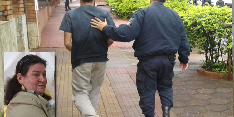 VÍCTIMA Y VICTIMARIO. Isabel Domínguez Huzi y su hijo Alfredo Remskij acusado que enfrentará en pocos días el banquillo del TP-2 de Posadas.