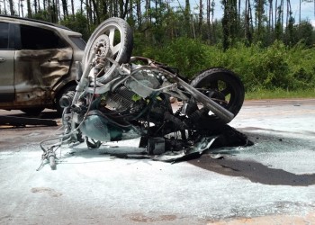 Liberaron al conductor involucrado en el choque e incendio de una moto
