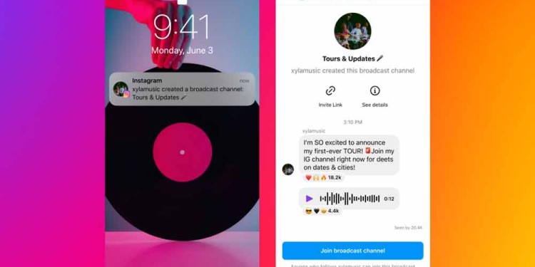 La función "Canales" permite difundir información de manera masiva para los seguidores