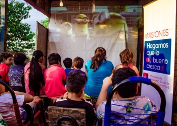 El Cine Móvil llega a los barrios de la mano de Desarrollo Social