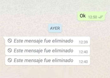 Recuperar mensajes borrados de WhatsApp