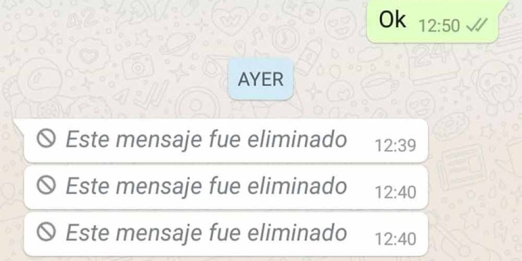 Recuperar mensajes borrados de WhatsApp