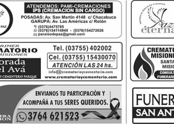 Fúnebres del Domingo 12 de Febrero de 2023