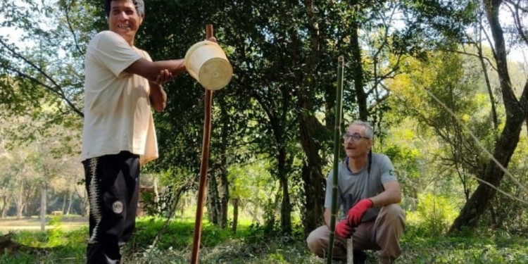 PROTECCIÓN. En las comunidades trabajaron intensamente en la reforestación y protección de los cauces de agua.