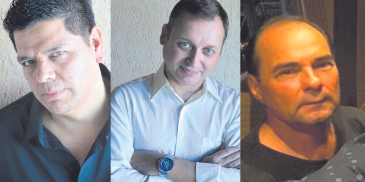 Juan Zelaya, Horacio Cambeiro y Lito Acosta.