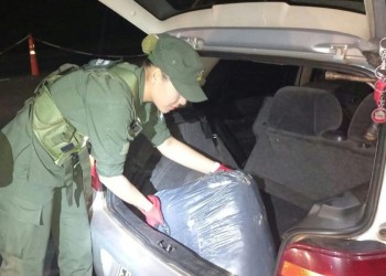 Llevaban más de 10 kilos de marihuana en el baúl de un auto