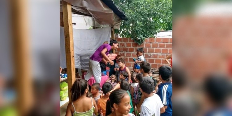 SOLIDARIDAD. “Cada vez son más los niños que acuden al comedor y merendero”, comentó Ruth.