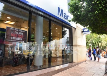 El paro bancario se siente en Posadas