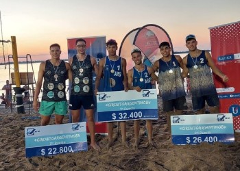 Beach voley: el misionero Marcos Gónzález sigue haciendo historia