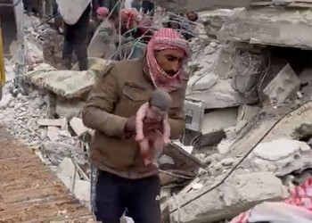 Terremoto en Turquía y Siria: entre la muerte y el caos rescatan a beba recién nacida