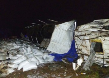 Detuvieron a un hombre que robó un camión y chocó alcoholizado en Santo Pipó