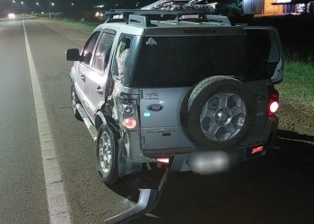 Motociclista internado tras choque con una camioneta