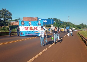 Hubo cortes de tránsito sobre la ruta 14 en Alem, Campo Viera y Oberá