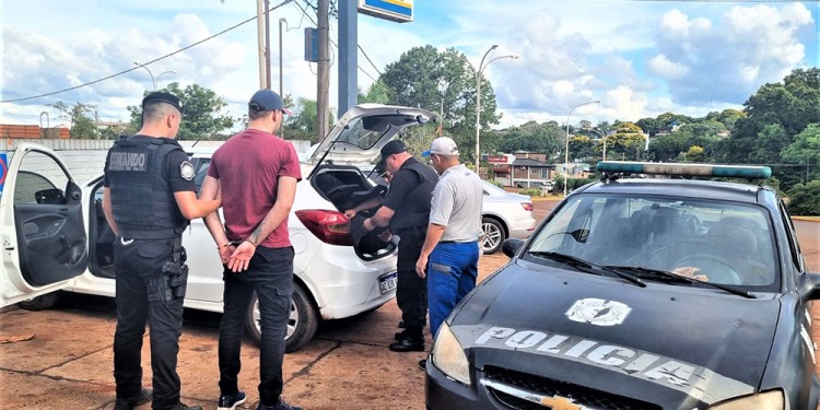 PROCEDIMIENTO. El sospechoso fue trasladado a una dependencia de la Unidad Regional XI de Aristóbulo del Valle.