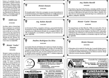 Fúnebres del martes 21 de febrero de 2023