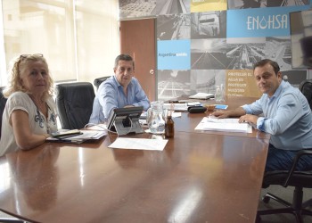 Herrera avanzó con ENOHSA por obras de agua y cloacas por más de $17.000 millones