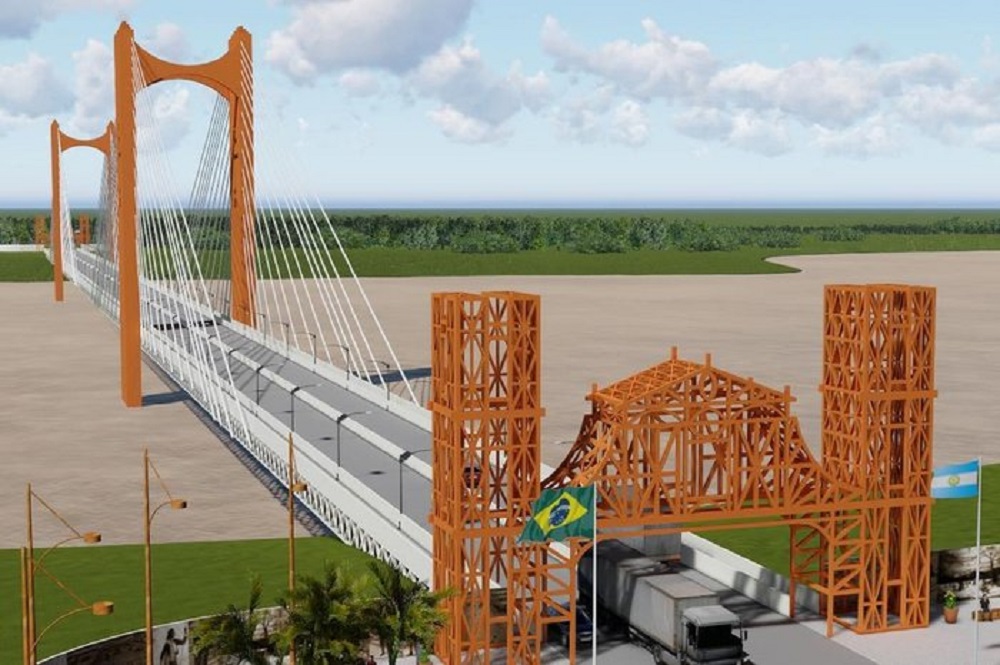 La construcción del puente San Javier-Porto Xavier aunque esté atrasada sigue en pie