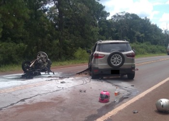 Un muerto y una herida grave tras choque e incendio sobre la ruta 12